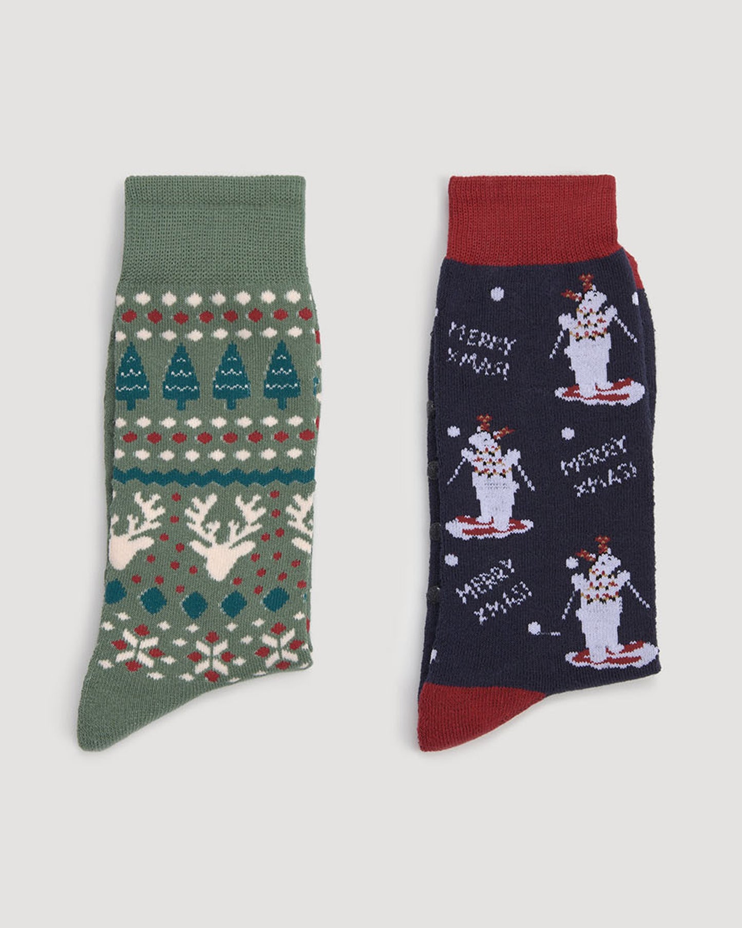 Ysabel Mora 22841 - xmas patterned slipper socks