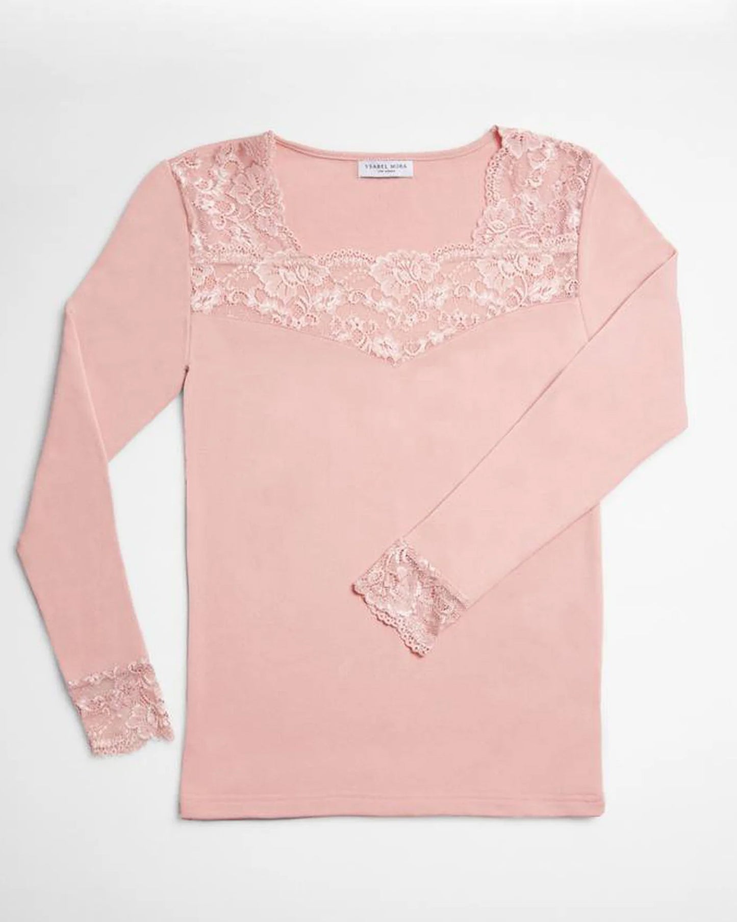 Thermal Lace Trim Top