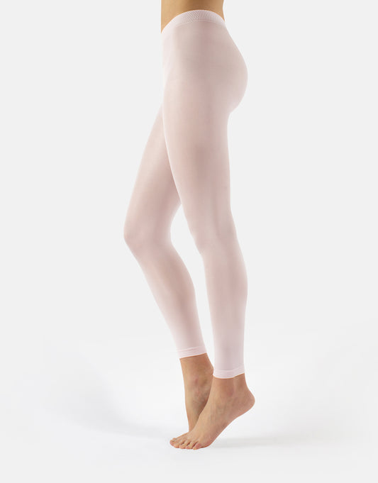 Calzitaly Dance Footless Tights - 60 Den ballet pink opaque footless tights with a satin finish, flat seams and cotton gusset.