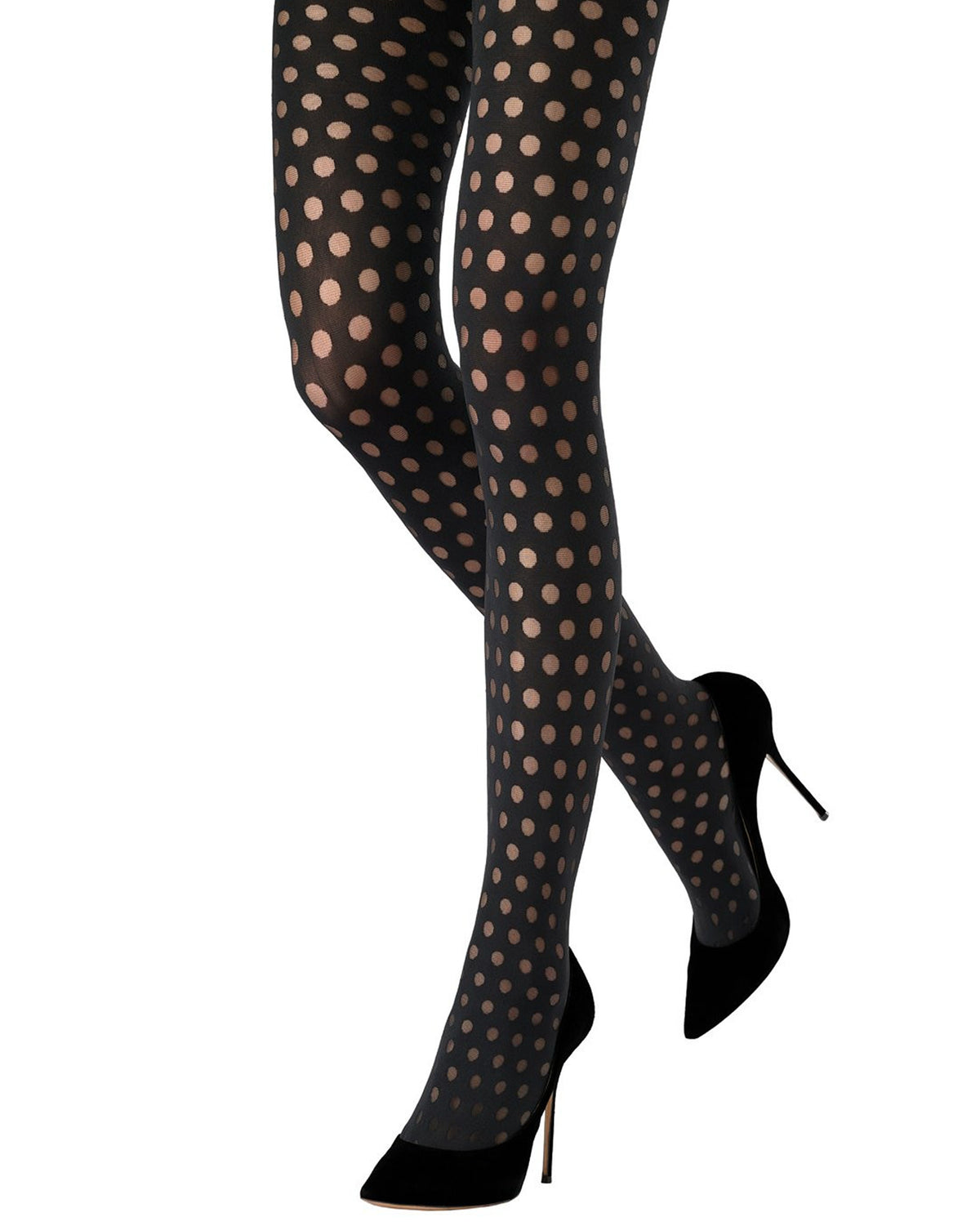 Sheer Polka Dot Tights