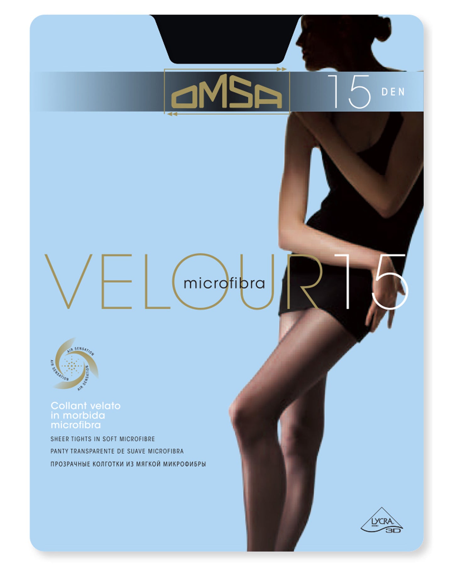 Omsa Velour 15 Collant Packaging