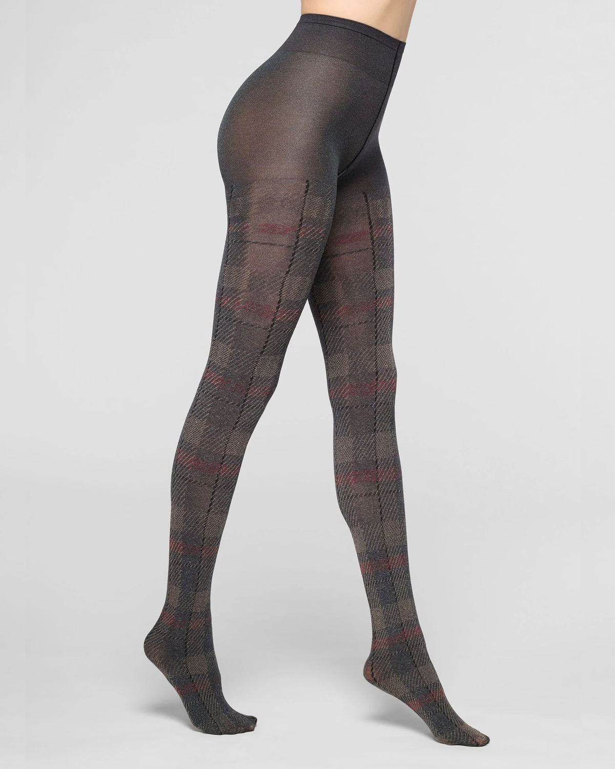 Soft Plaid Tights