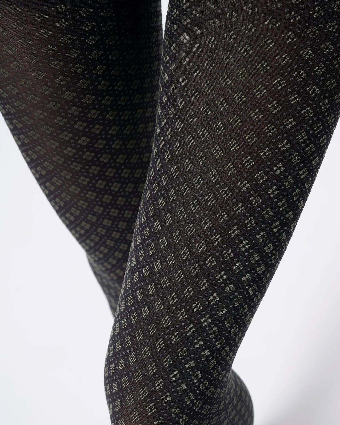 Tie Pattern Tights