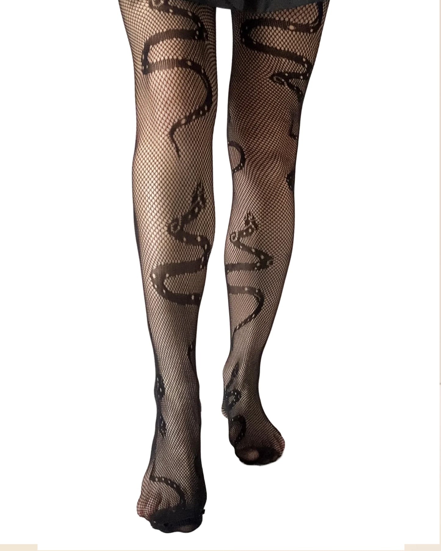 Serpentine Net Tights