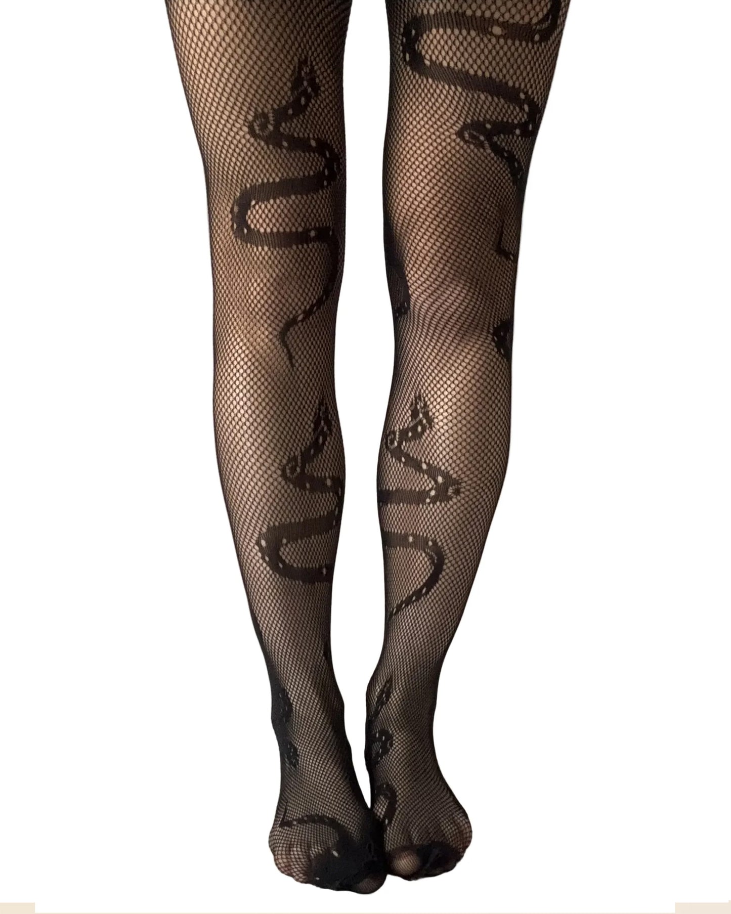 Serpentine Net Tights