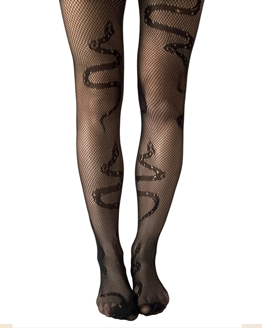 Serpentine Net Tights