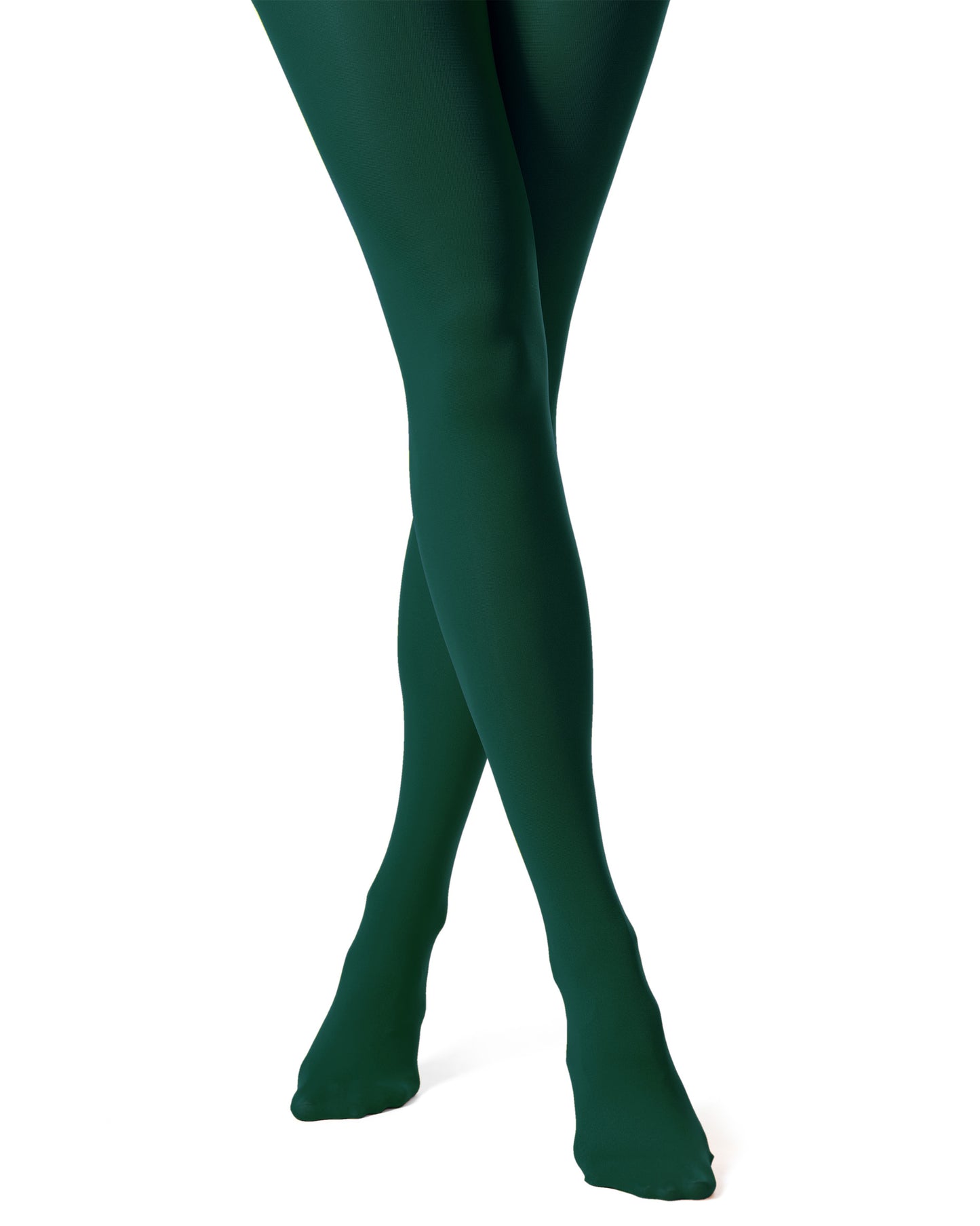 Trasparenze Sophie 70 Collant - coloured opaque tights in dark bottle green (petrolio)