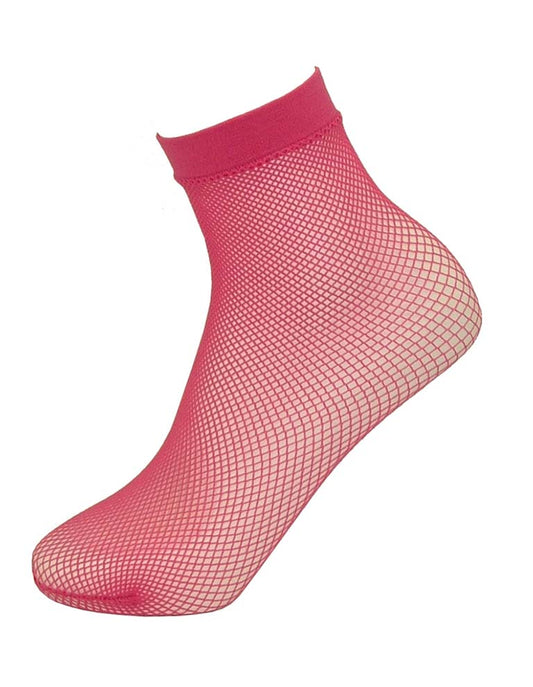 Trasparenze Idra Calzino - Barbie pink classic micro fishnet ankle socks