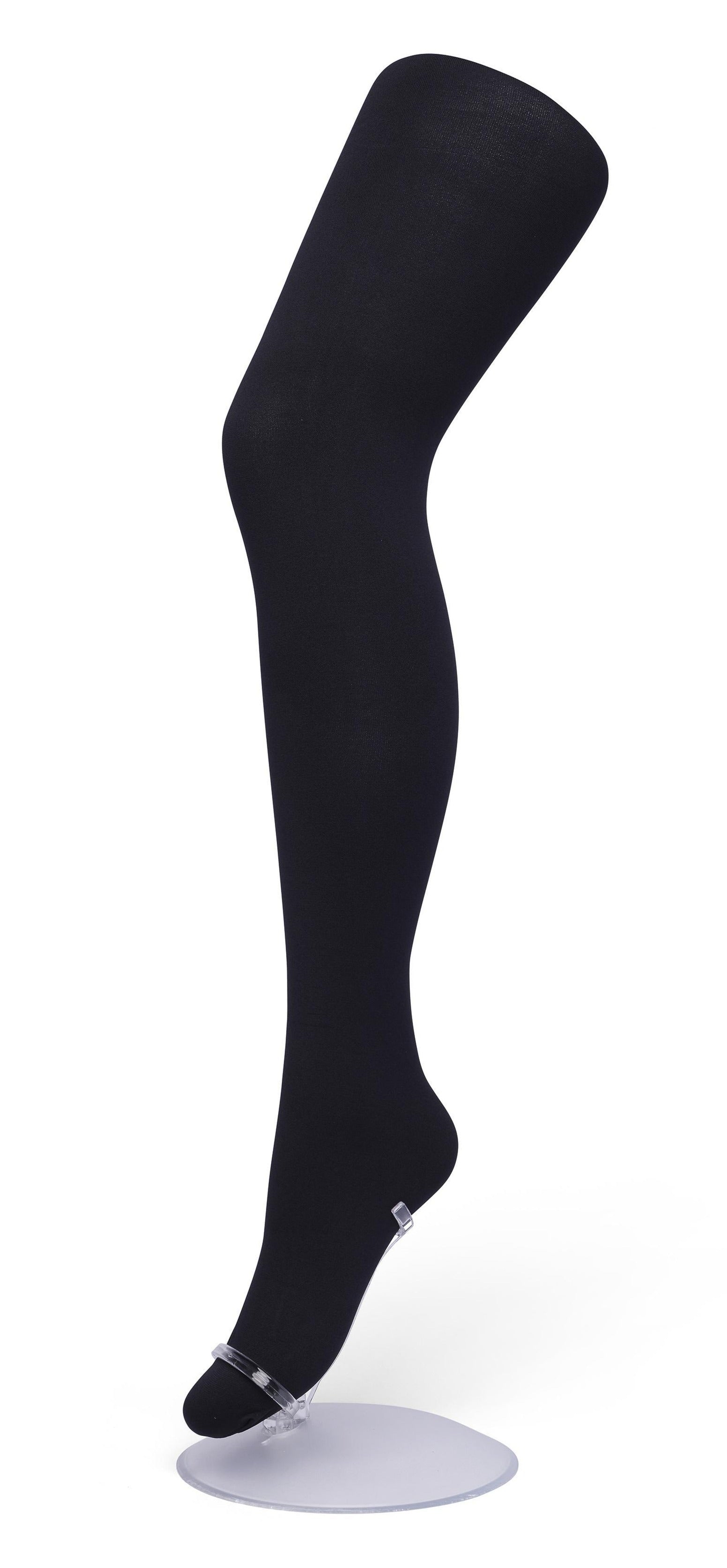Bonnie Doon BN161912 Comfort Tights XXL - Black 70 denier soft opaque plus size tights with an extra panel in the body, extra deep waistband and flat seams.