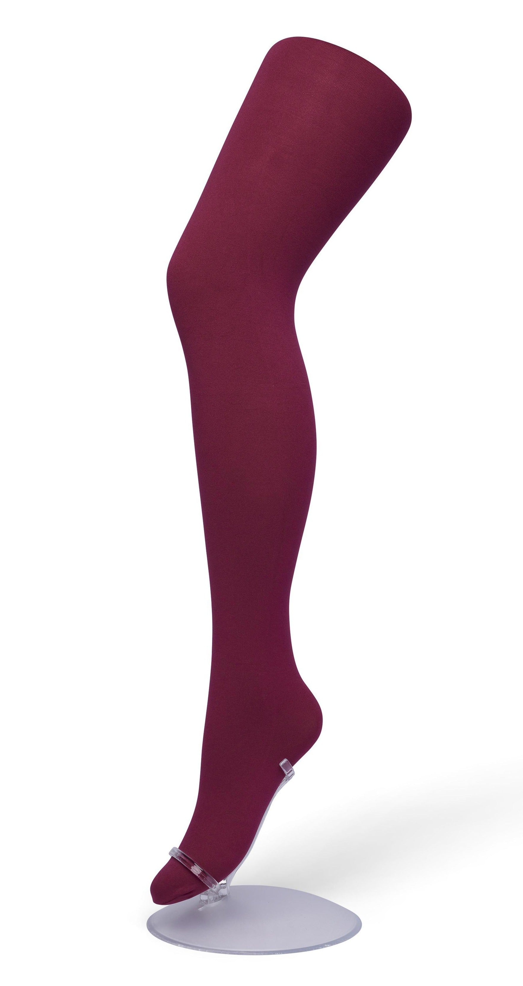 Bonnie Doon BN161912 Comfort Tights XXL - Wine (rhododendron) 70 denier soft opaque plus size tights with an extra panel in the body, extra deep waistband and flat seams.