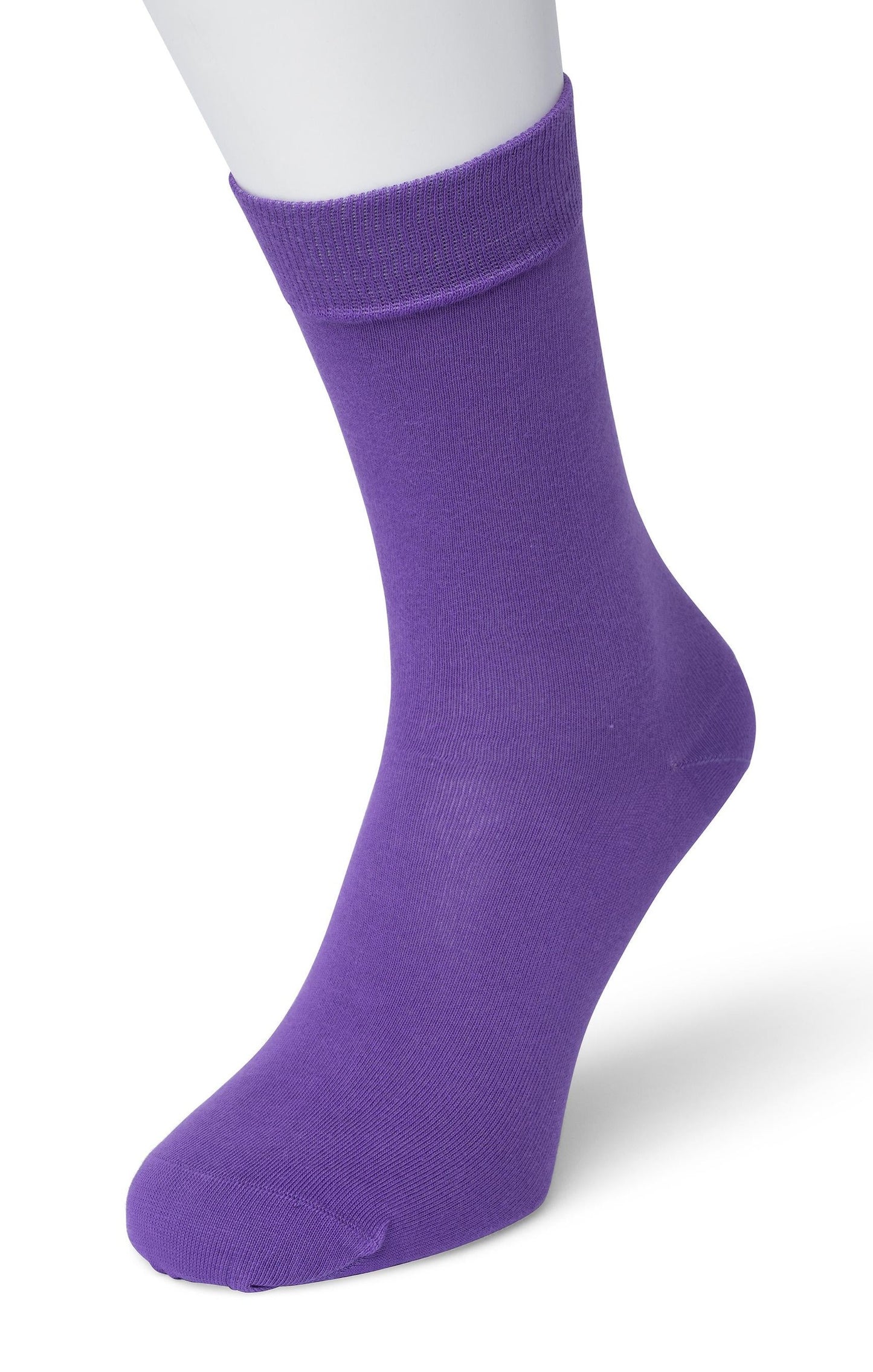 Bonnie Doon 83422 / BD632401 Cotton Sock -  Purple ankle socks available in men and women sizes