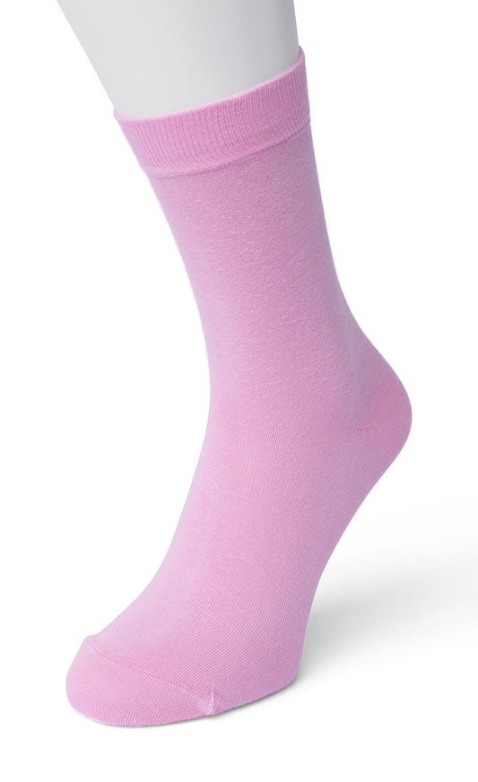 Bonnie Doon 83422 Cotton Sock -  light soft pink ankle socks available in men and women sizes