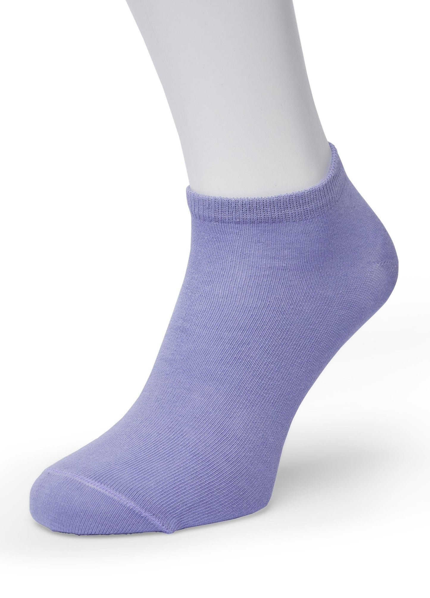 Bonnie Doon BD811001 Cotton Short Ankle Sock - Lillac (cosmic sky) Low rise cotton mix socks with flat toe seam and plain elasticated cuff. 
