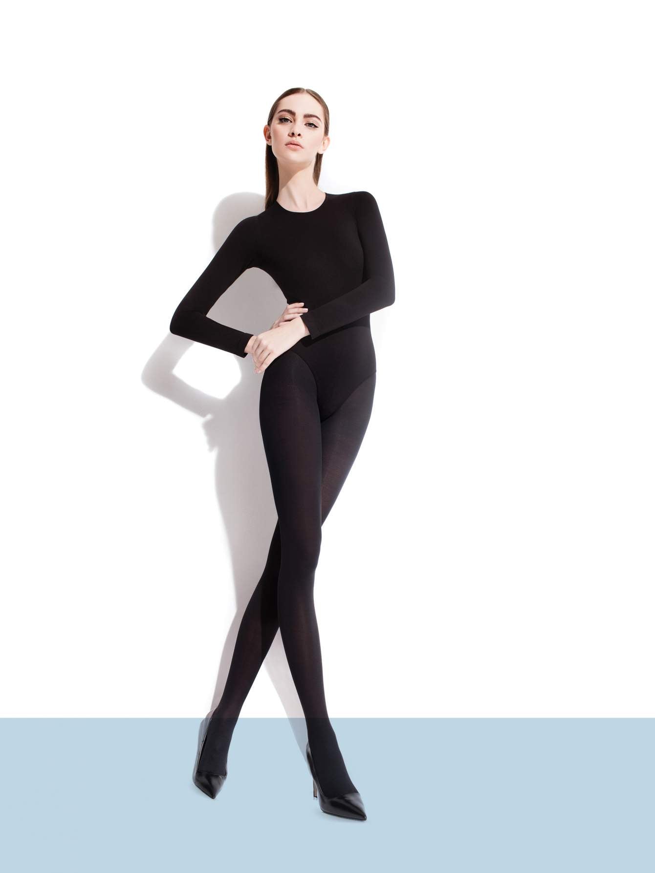 Fiore Roza Tights - Matte opaque tights.