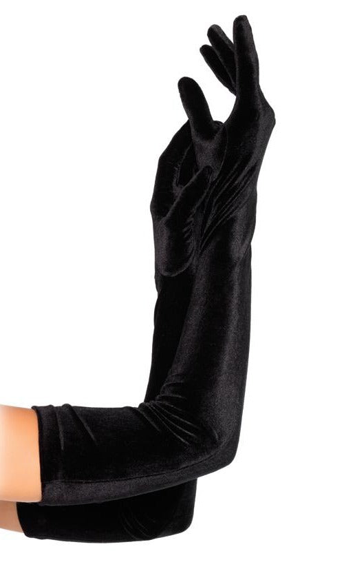Leg Avenue Velvet Opera Gloves