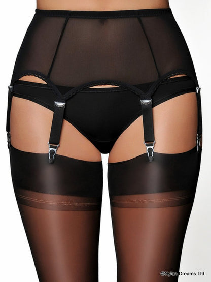 Nylon Dreams - 6 Strap Power Mesh Suspender/Garter Belt Tights Dept. Nylon Dreams - 6 Strap Power Mesh Suspender/Garter Belt Tights Dept.