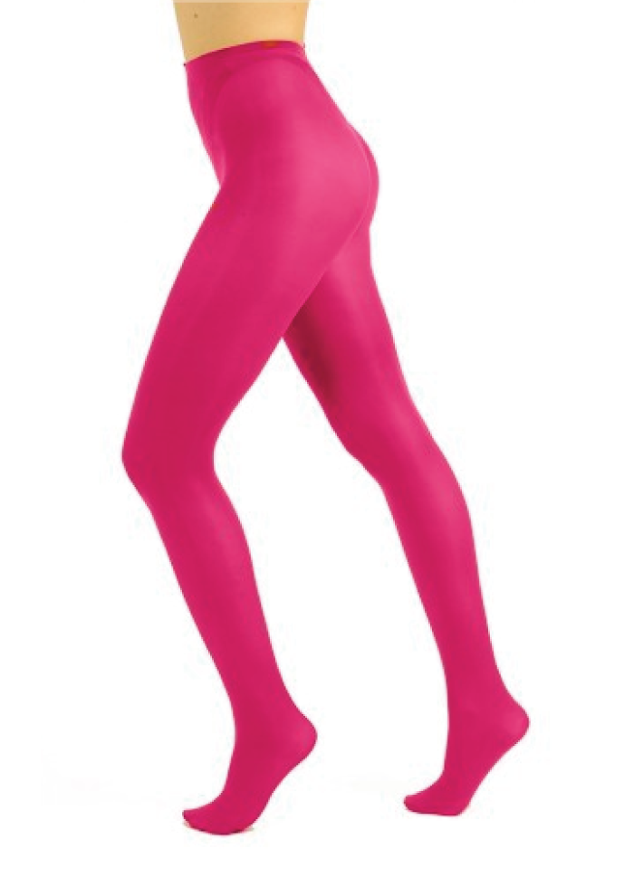 Opaque Tights Pink - 27136   - Fever Collection