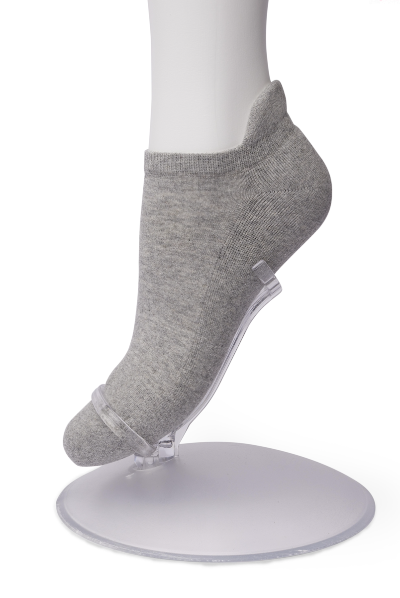 Bonnie Doon - BE631050 Cushion Short Sock - light grey low ankle cotton sports sock