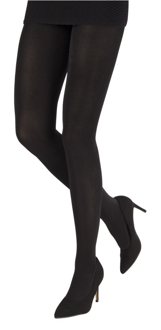 Emilio Cavallini 1258.1.10 Shiny Tights - black 200 denier ultra opaque gloss tights