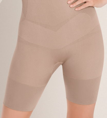 Julie France JF002 Boxer Body Shaper - nude full body shape wear, perfect foundation wear to smooth and lift your silhouette