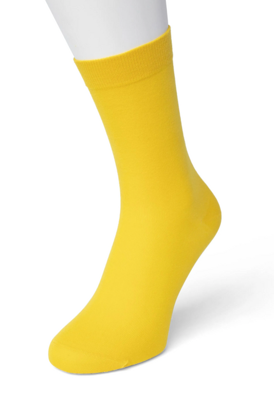 Bonnie Doon 83422 Cotton Sock - yellow ankle socks available in women sizes