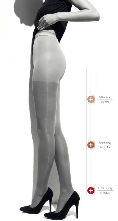 Ibici Segreta 70 - Medium strength compression support tights, ideal for varicose veins and long haul flights