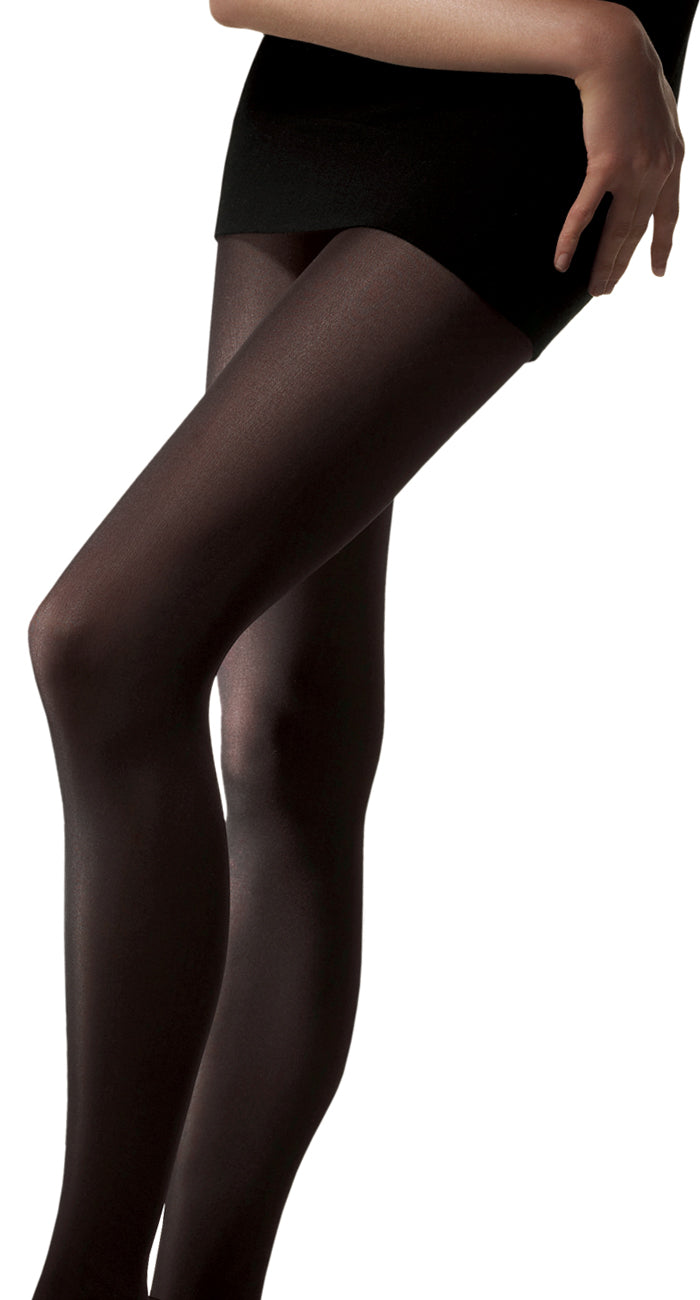 Omsa Velour 40 Tights - soft matte opaque tights in black, grey, navy, brown, purple and grey
