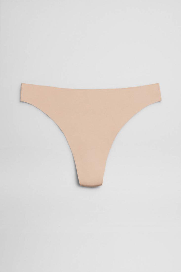 Ysabel Mora 19663 Laser Cut Thong - Lasercut microfiber seamless thong which is close to invisible under tight clothing.