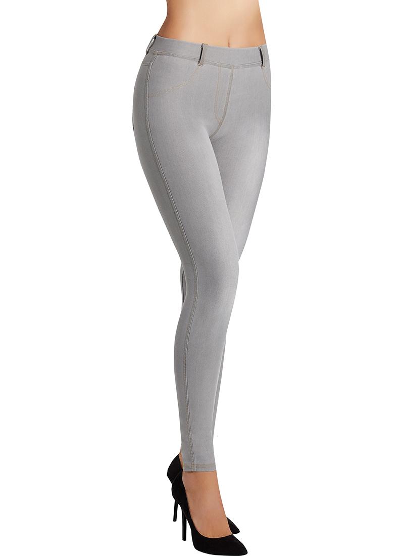 Ysabel Mora - 70214 Push-up Jeans - light grey denim stretch cotton jeans/jeggings, available in sizes S,M, L and XL