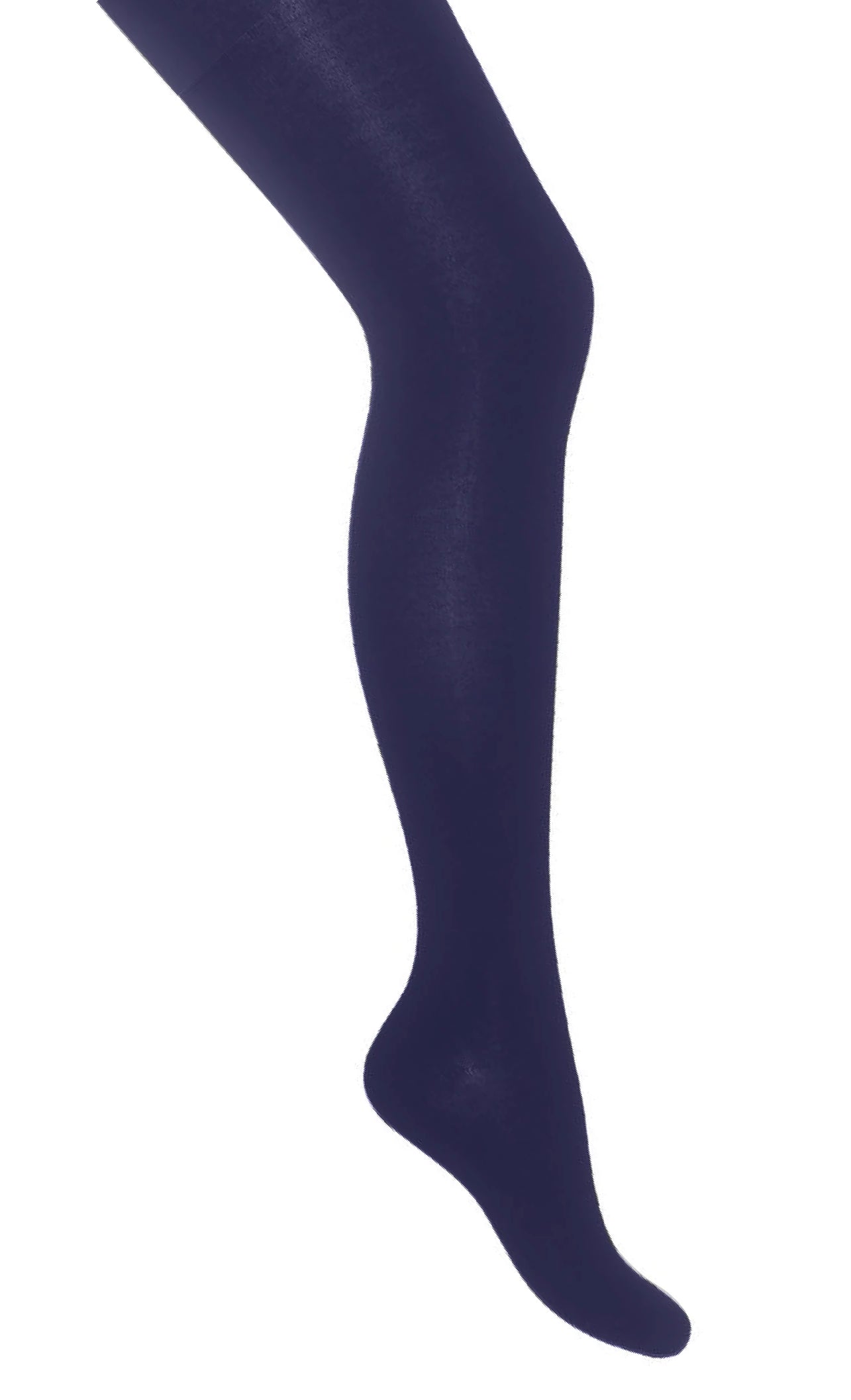Bonnie Doon Cotton Tights - navy blue knitted Winter thermal warm tights