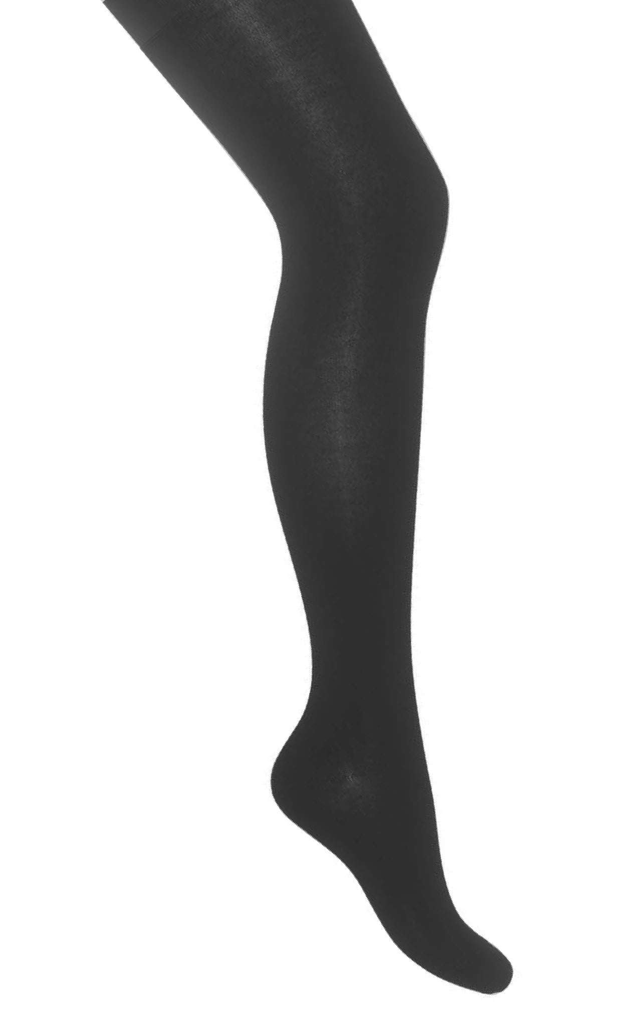 Bonnie Doon Cotton Tights - black knitted Winter thermal warm tights
