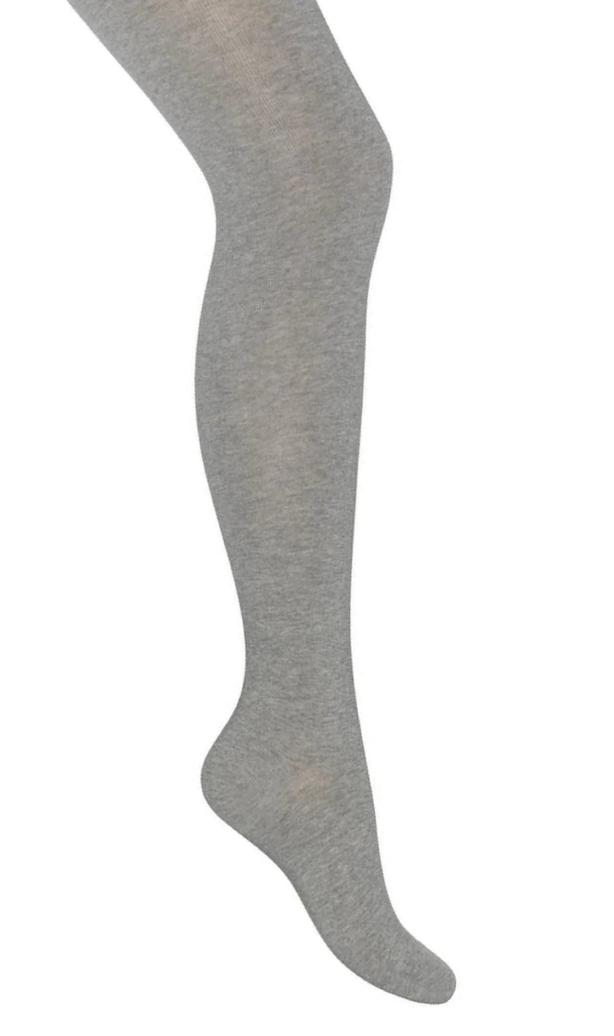 Bonnie Doon Cotton Tights - light grey knitted Winter thermal warm tights