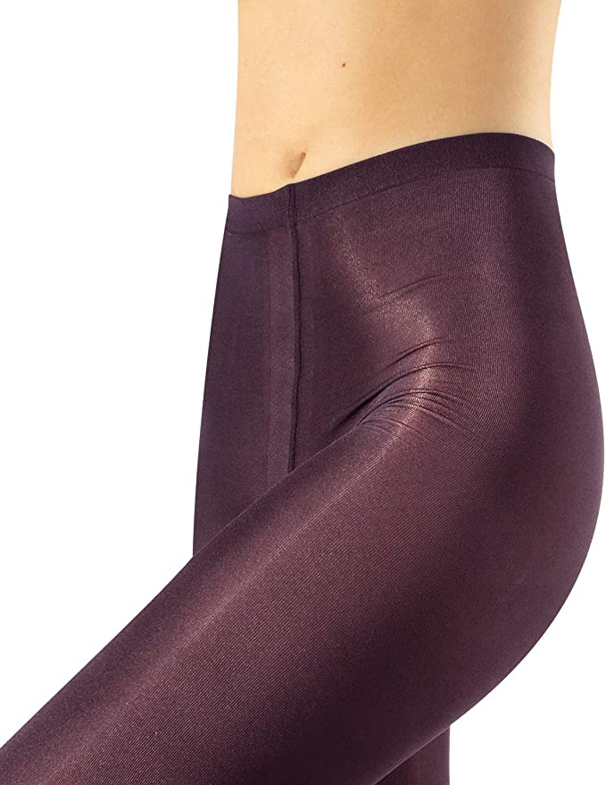 Calzitaly Glossy Tights - Dark Purple ultra opaque tights with a shiny satin finish.Calzitaly Glossy Tights - Dark Purple ultra opaque tights with a shiny satin finish.
