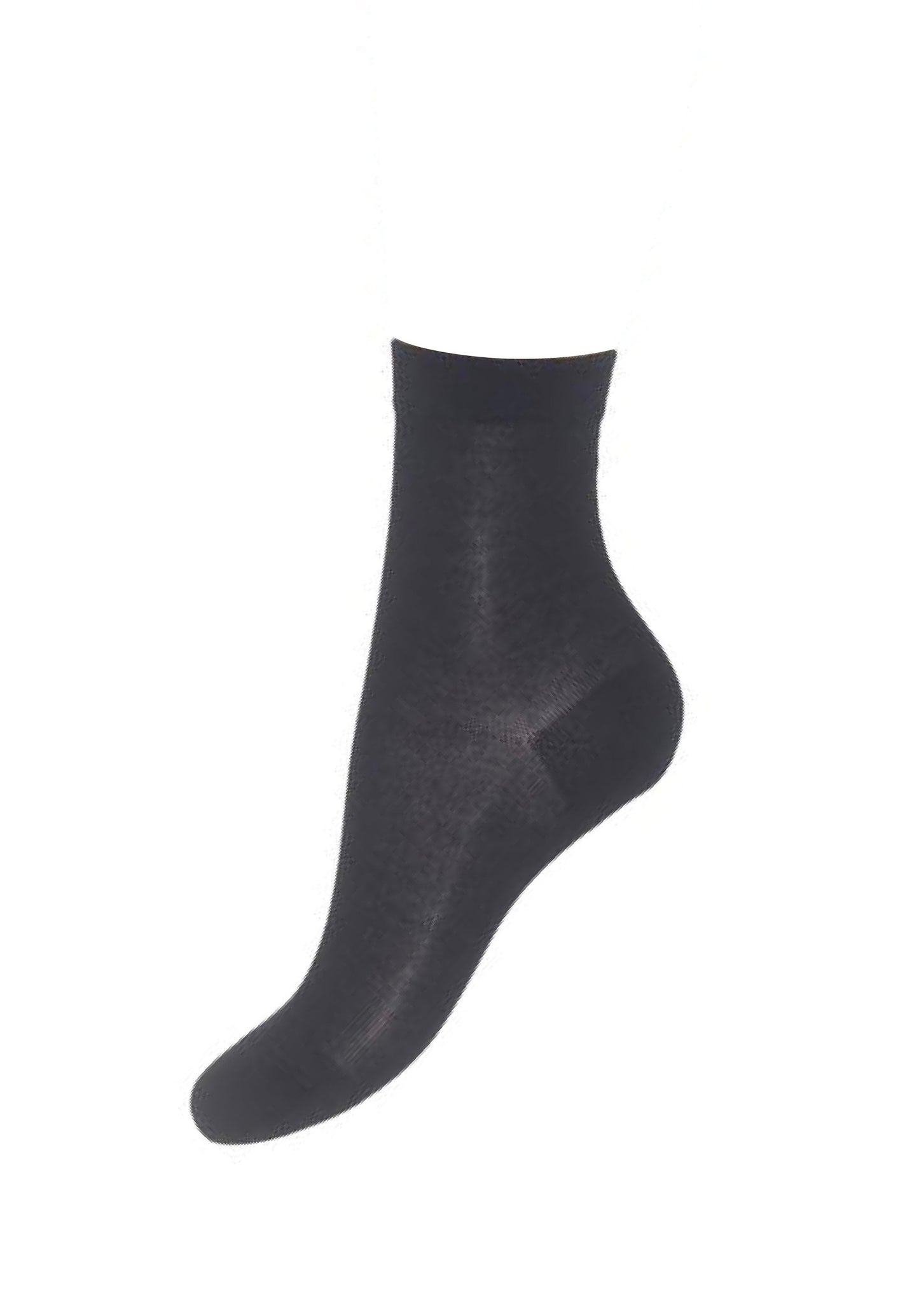 Bonnie Doon Pure Cotton Sock - navy 100% cotton lightweight ankle sock