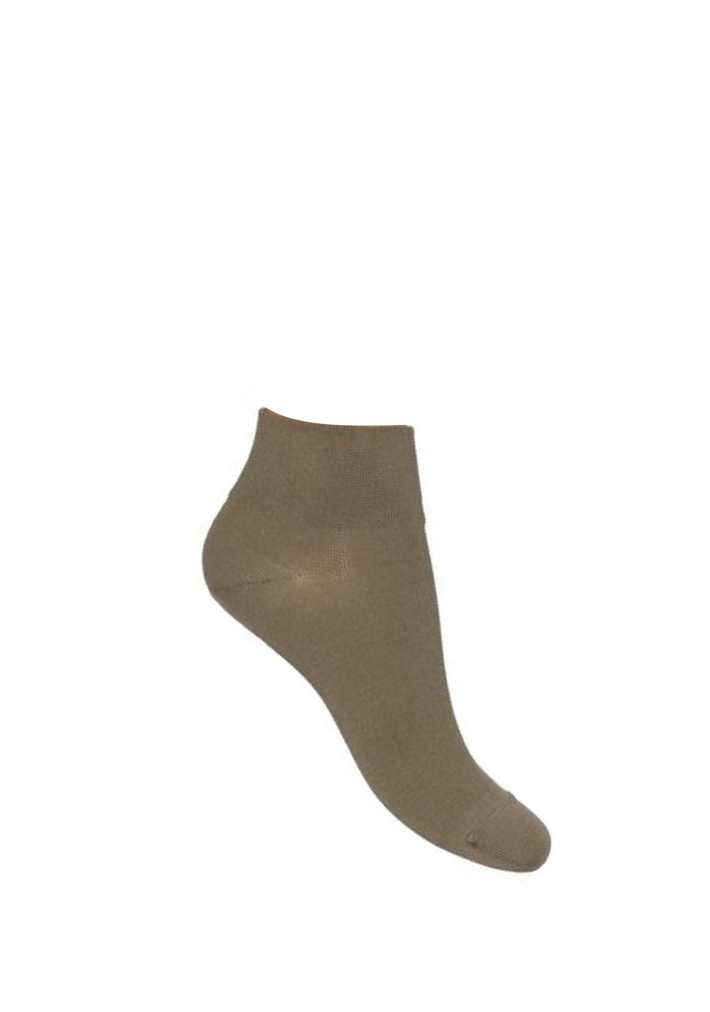 Bonnie Doon Basic Cotton Quarter BN761100 - faded khaki ankle sock