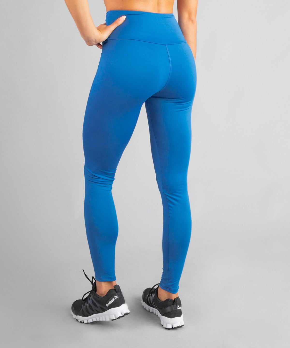 Carpatree High Waist Leggings - cobalt blue high waisted sports leggings, perfect activewear