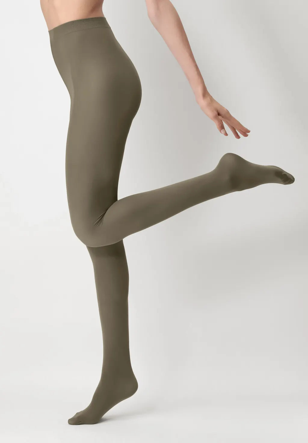 Olive green opaque tights hot sale