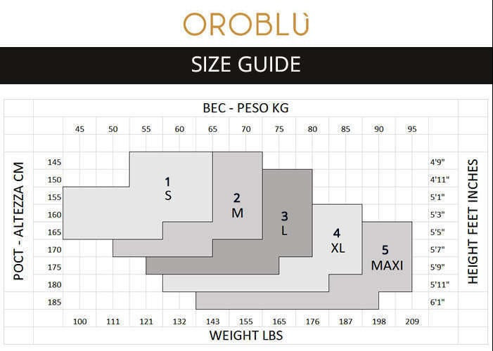 OroblÌ_ - Size Chart