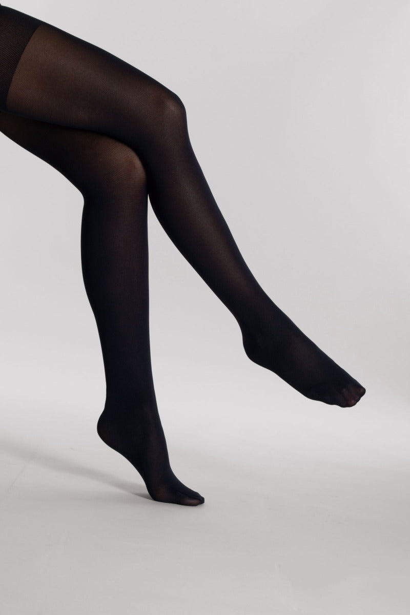 Silvia Grandi - Shape 70 Collant - black opaque control-top slimming tights