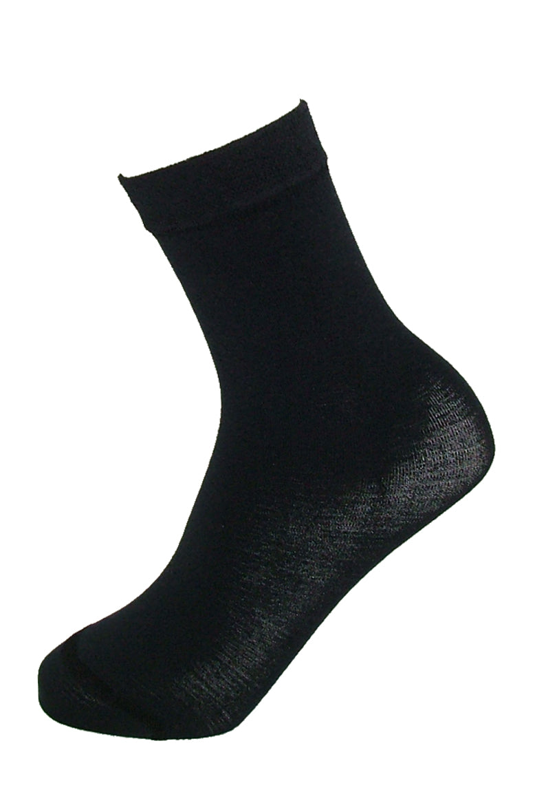 Trasparenze Jennifer Calzino - navy merino wool thermal ankle socks