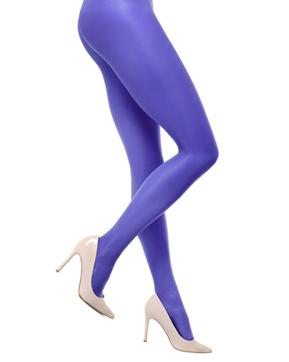 Trasparenze Oleandro 20 Denier Collant - Classic sheer transparent tights in dark purple blue (indaco)