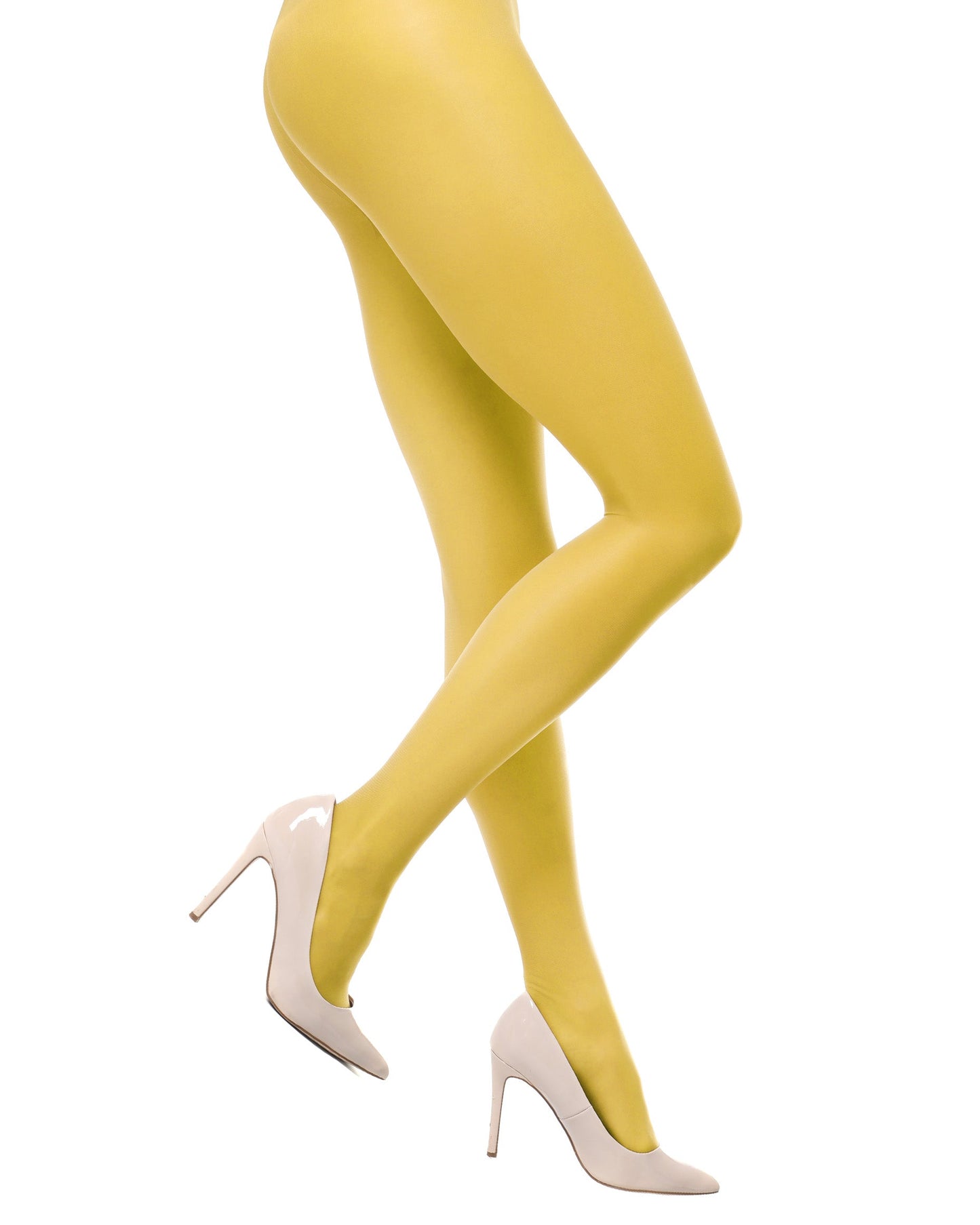 Trasparenze Oleandro 20 Denier Collant - Classic sheer transparent tights in bright yellow (lemon)