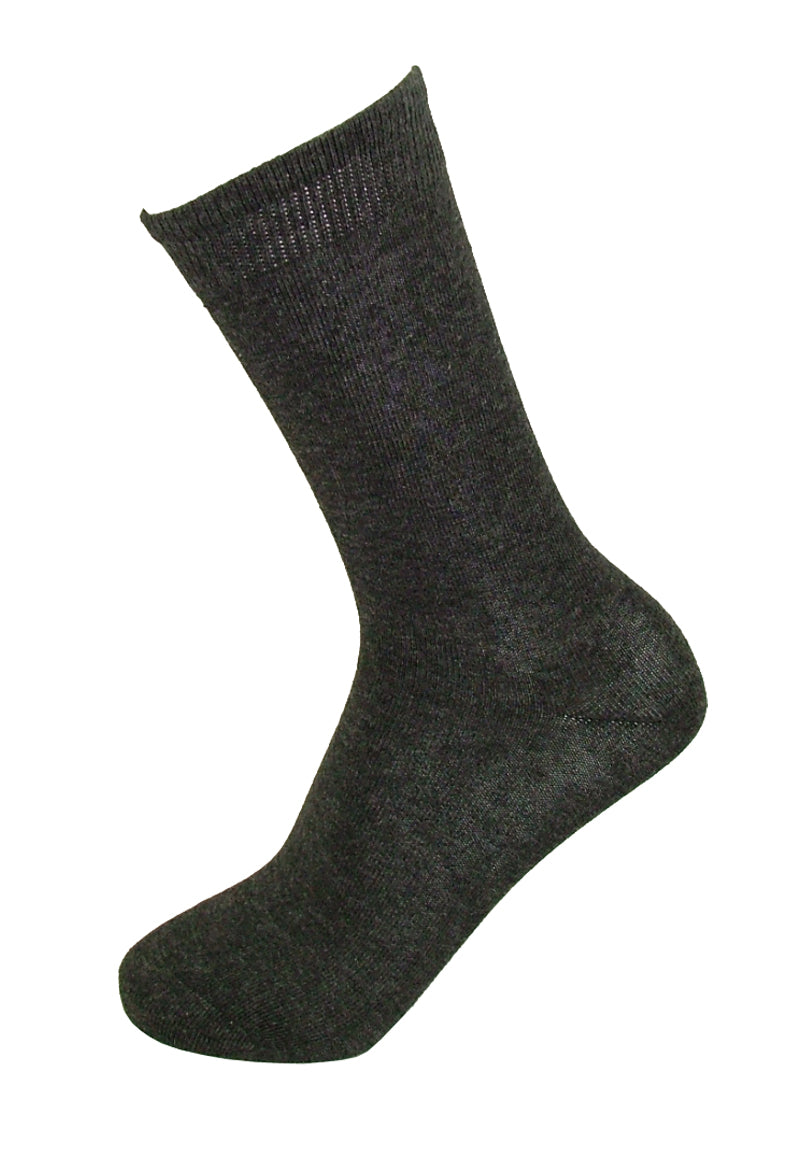 Ysabel Mora - 1Ysabel Mora 2343 Algodon - 100% cotton ankle socks in dark grey
