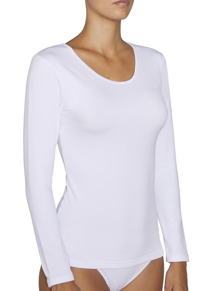 Ysabel Mora - 70002 White (blanco) Thermal Fleece Lined Top