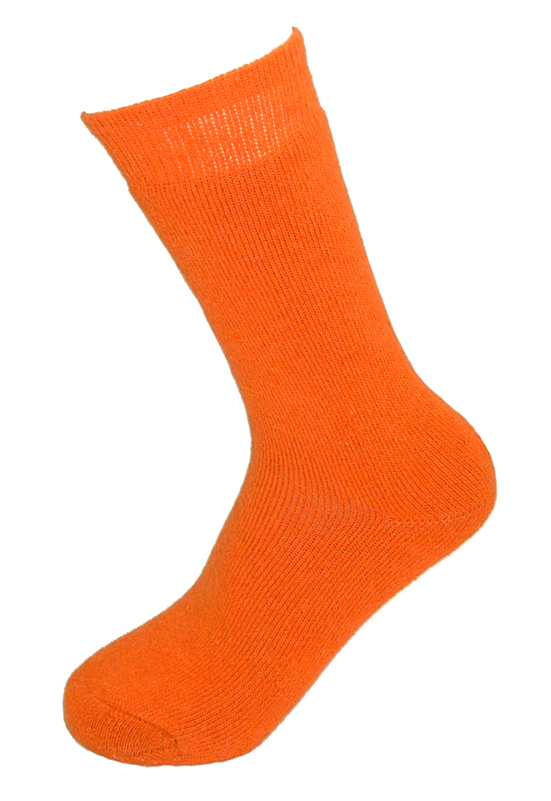 Ysabel Mora 12346 Angora Socks - warm wool mix thermal socks in orange