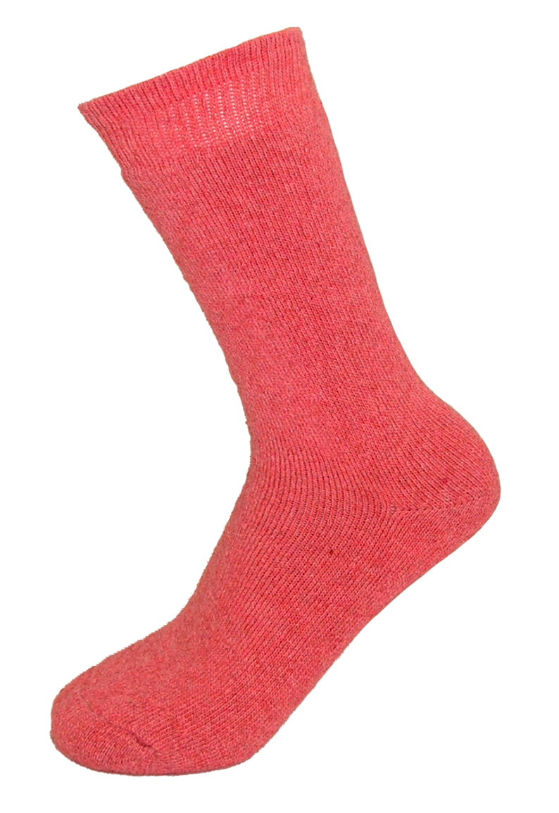 Ysabel Mora 12346 Angora Socks - warm wool mix thermal socks in pale pink
