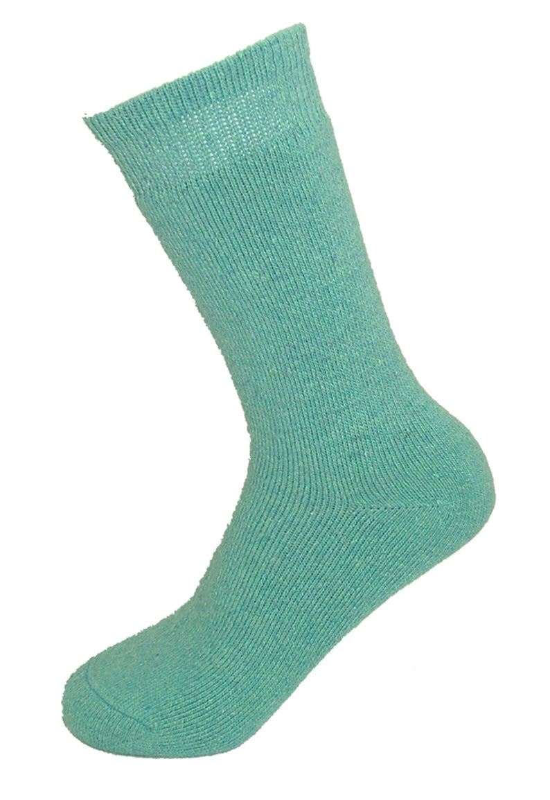 Ysabel Mora 12346 Angora Socks - warm wool mix thermal socks in turquoise
