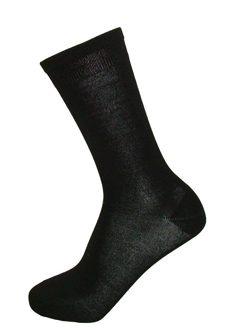 Ysabel Mora - 12344 Bambu - black bamboo ankle socks, breathable and cool in the Summer, warm in the Winter