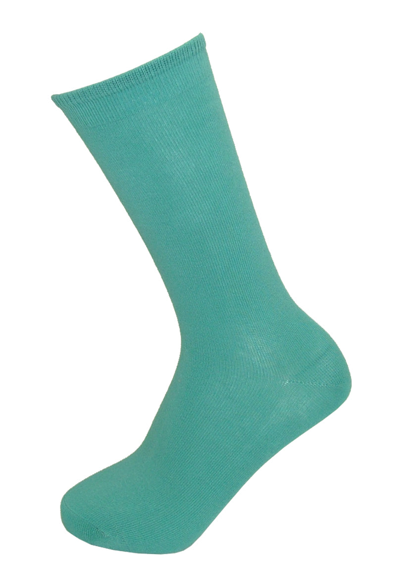 Ysabel Mora 12725 Basico Cotton Socks - cotton ankle socks in turquoise