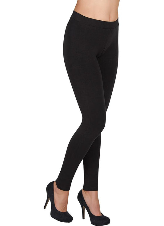 Ysabel Mora - 70215 Cotton Leggings in black, navy, light grey and dark grey, available in S,M,L and XL